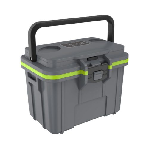 COOLER PELICAN™ 8QT GRIS OSCURO Y VERDE