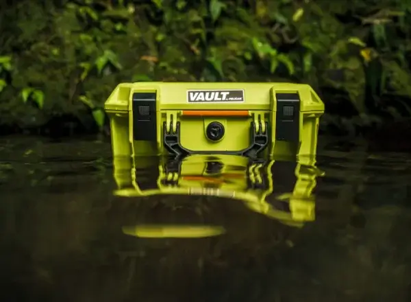 Cases submerso na água