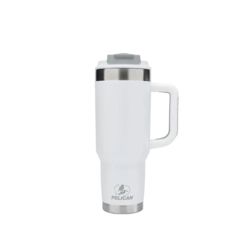 VASO TÉRMICO PELICAN PORTER™ DUAL BRIGHT WHITE (BLANCO)