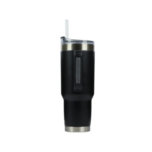 VASO TÉRMICO PELICAN PORTER™ JET BLACK (NEGRO MATE)